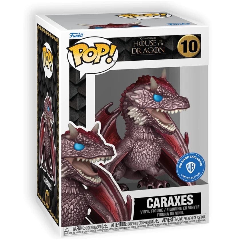 Funko Pop- House of the outlets Dragon- CARAXES (METALLIC) -WB Exclusive