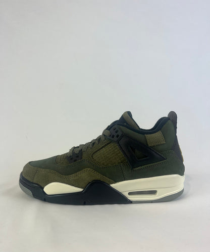 Air Jordan 4 Retro SE Craft ‘Olive’ Older Kids' Shoes