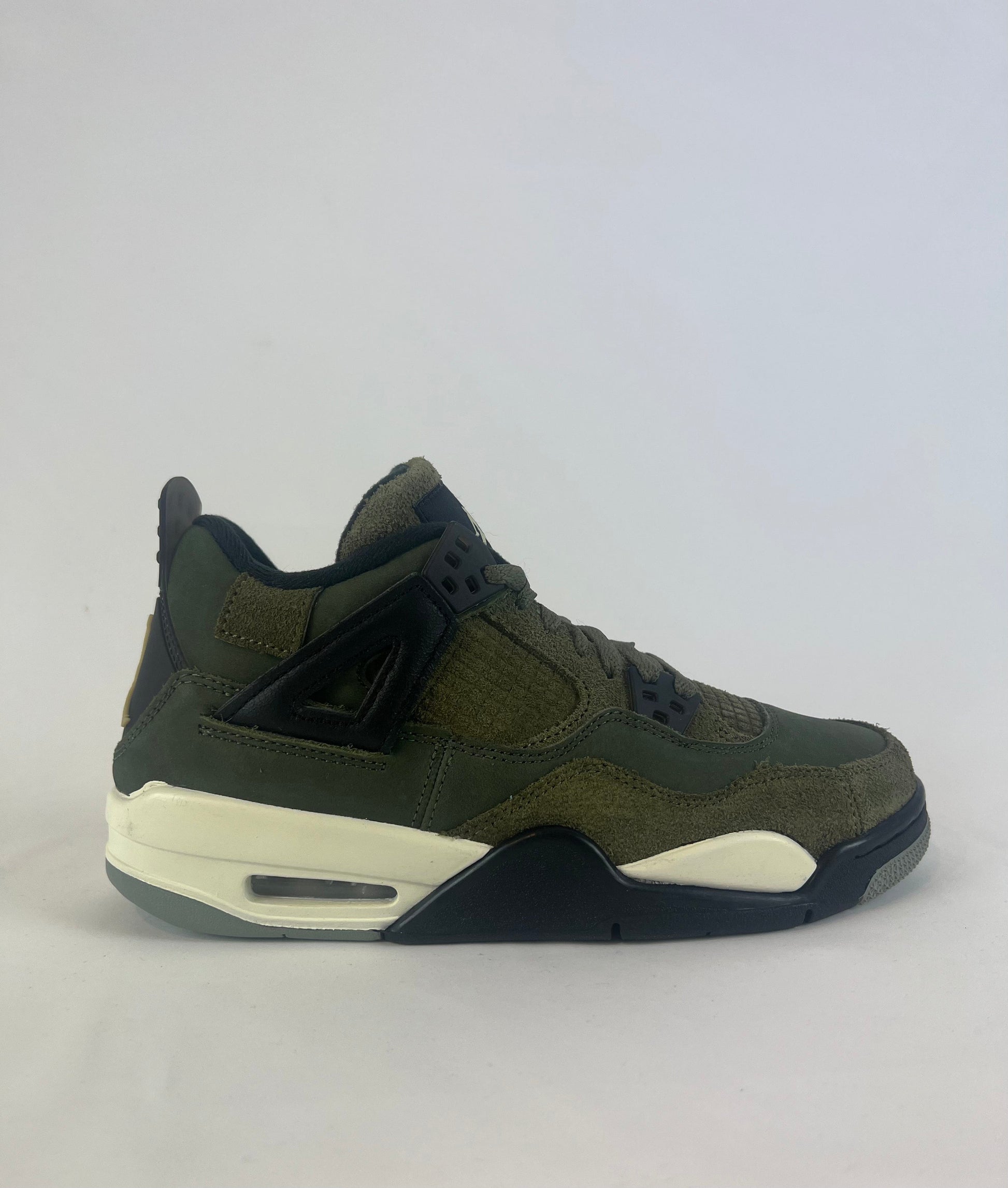 Air Jordan 4 Retro SE Craft ‘Olive’ Older Kids' Shoes