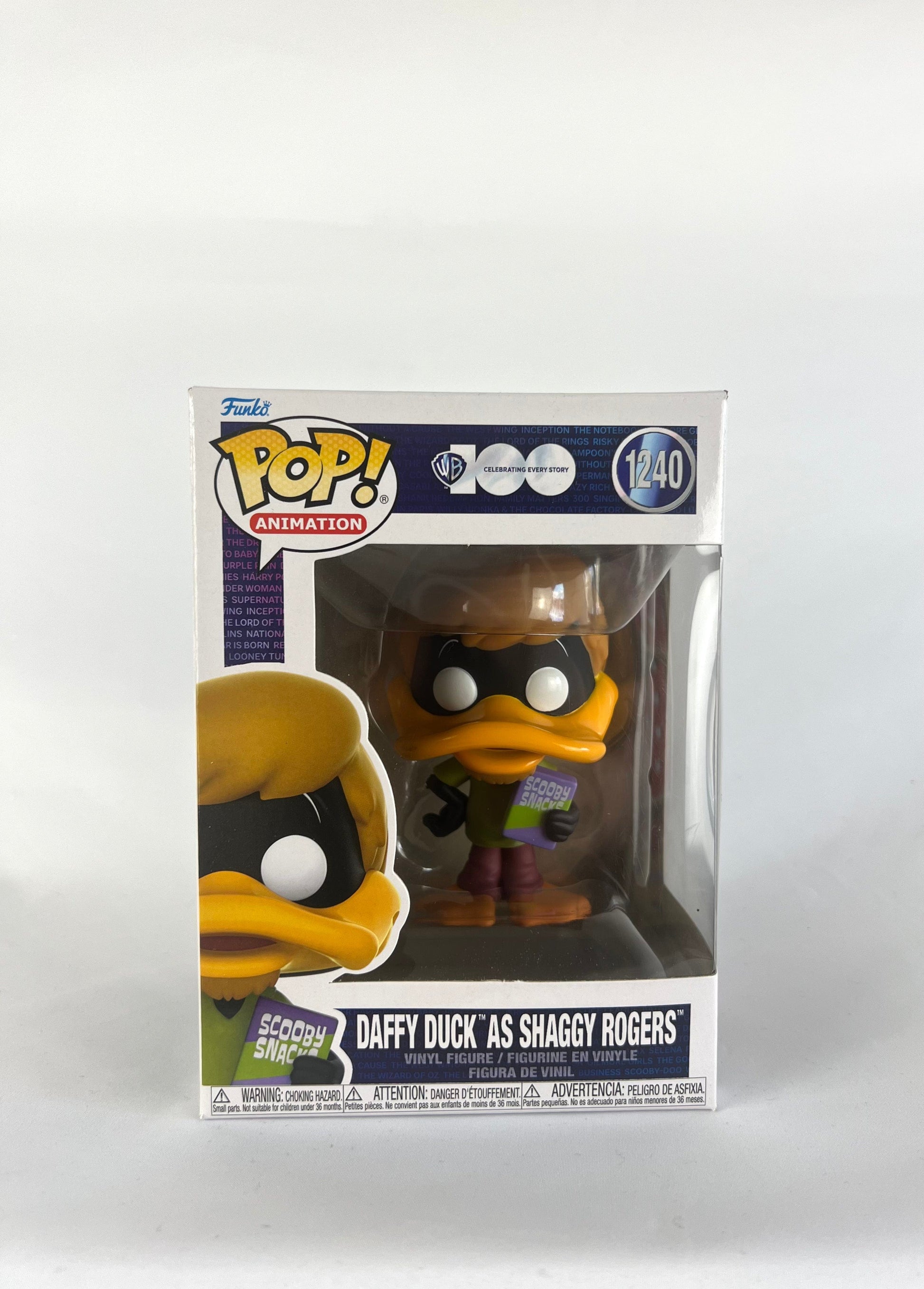 Funko Pop! Daffy Duck As Shaggy Rodgers (1240) Hanna Barbera Warner Brothers 100th