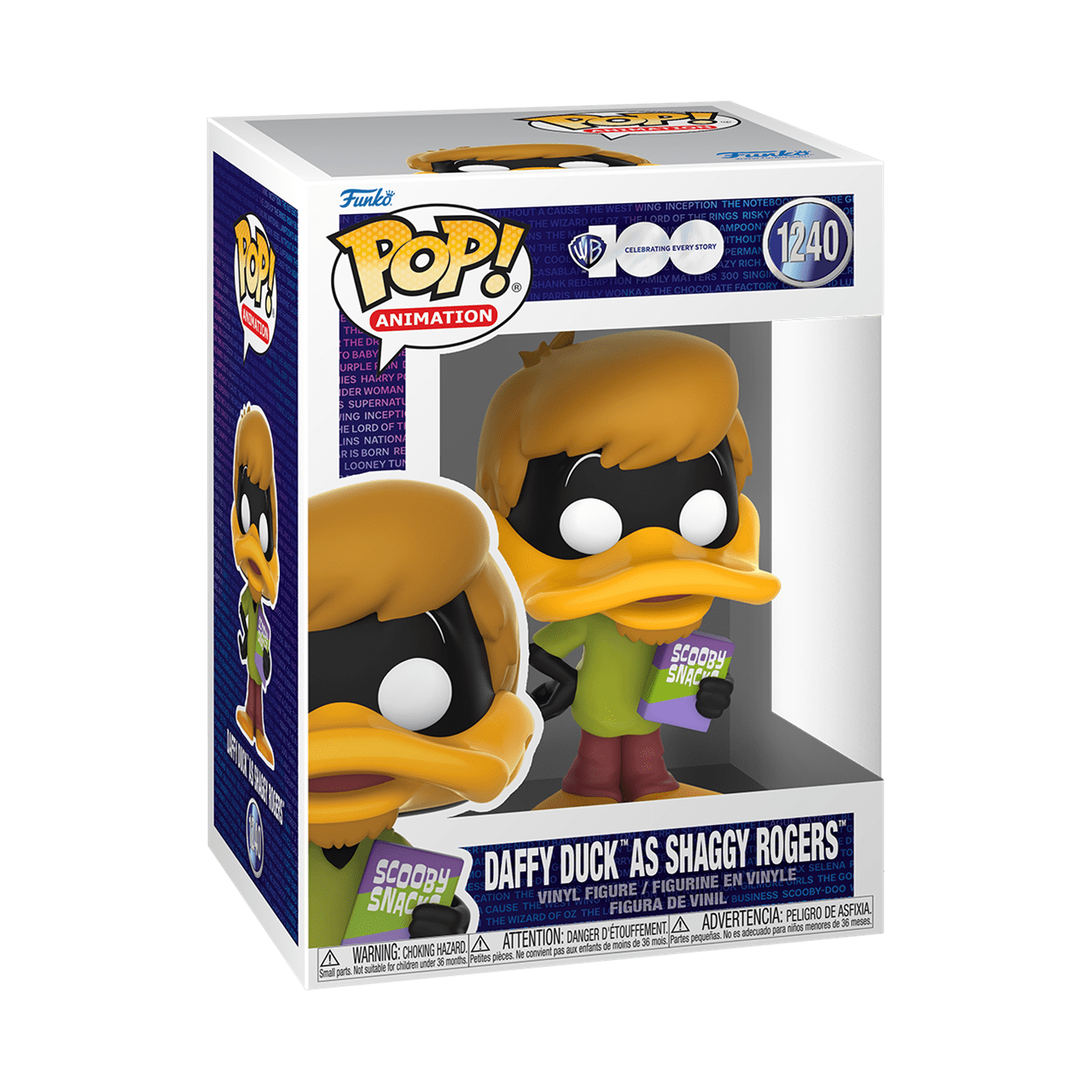 Funko Pop! Daffy Duck As Shaggy Rodgers (1240) Hanna Barbera Warner Brothers 100th