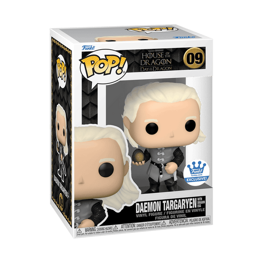 Funko Pop! House Of The Dragon Daemon Targaryen With Egg (09)