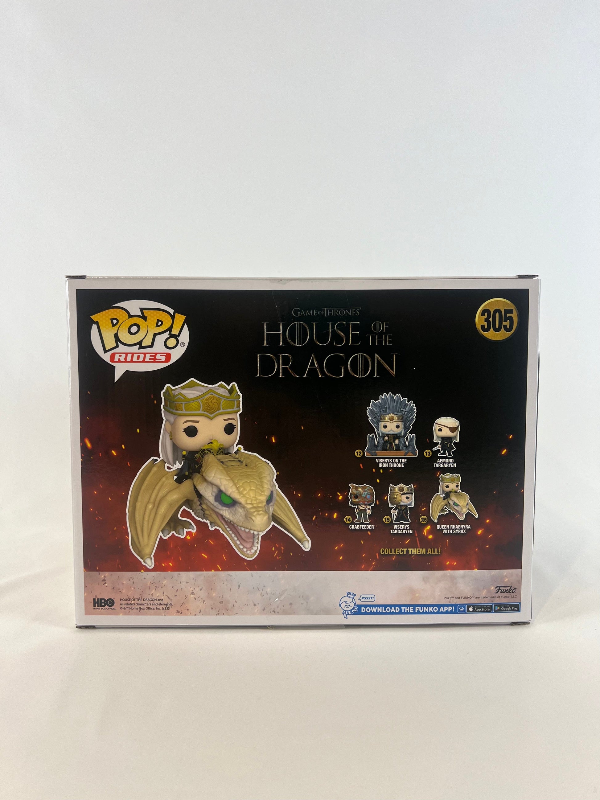 Funko Pop! Queen Rhaenyra with Syrax - House of the Dragon: Day of the Dragon (305)