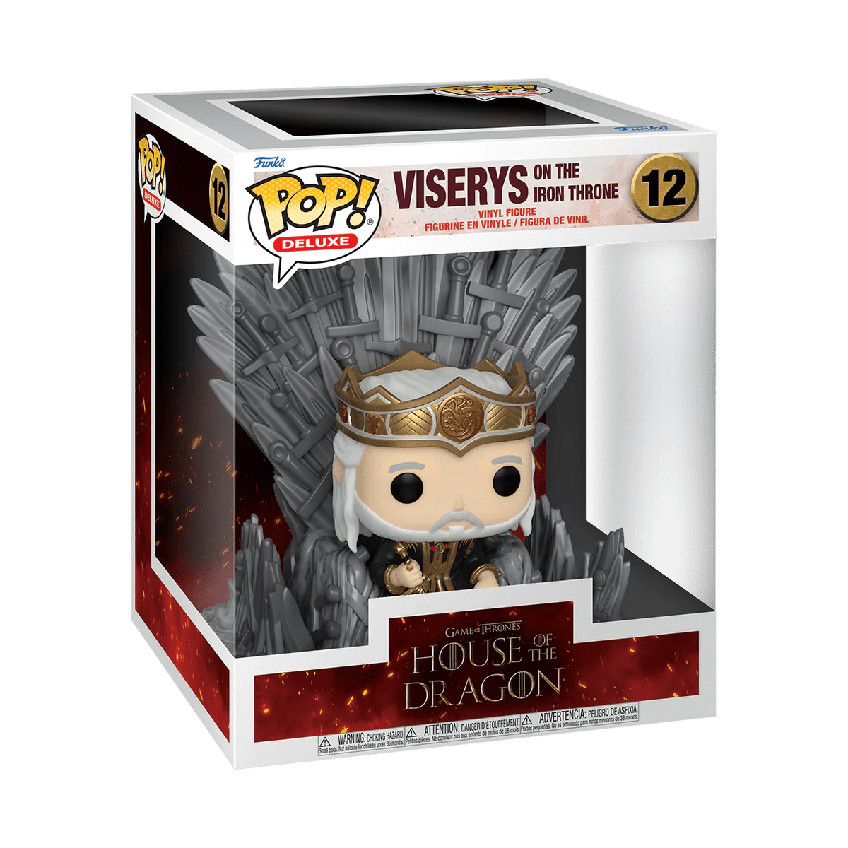 Funko Pop! Viserys on the Iron Throne House of the Dragon Pop! Deluxe (12)